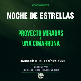 Noche de estrellas, música y conexión