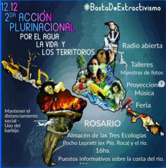 No permitiremos que la salida a la crisis económica de los Estados se realice a costa de la destrucción de la Naturaleza de la que somos parte