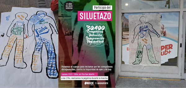 Las siluetas, el flyer.