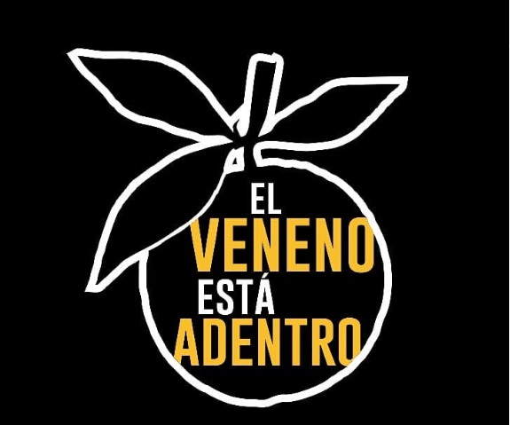 EVEA Icono de la acción (una Naranja con las iniciales EVEA -El veneno está adentro)