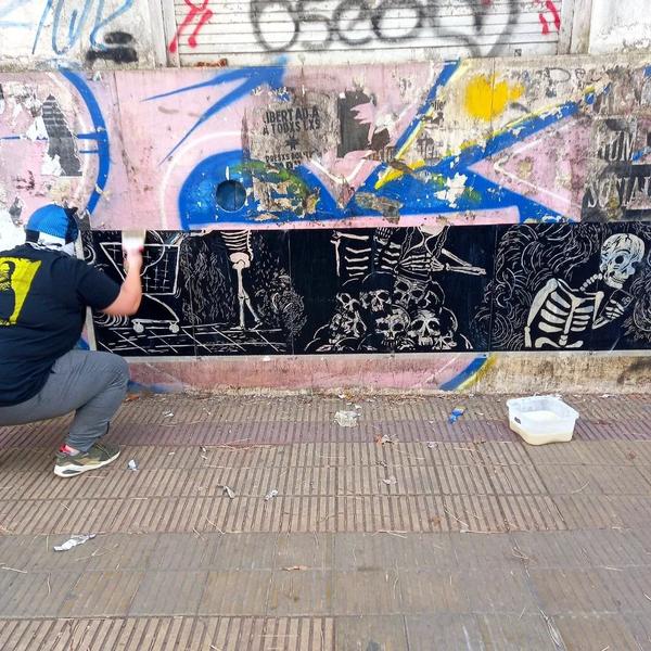 Proceso del mural