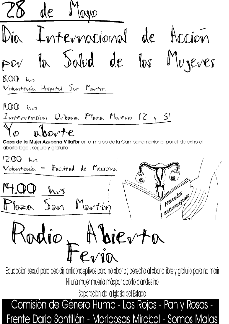 Volante de la actividad del 28/05/2007