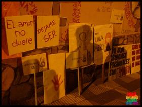 Mural Por la Violencia contra la Mujer. Paraná
