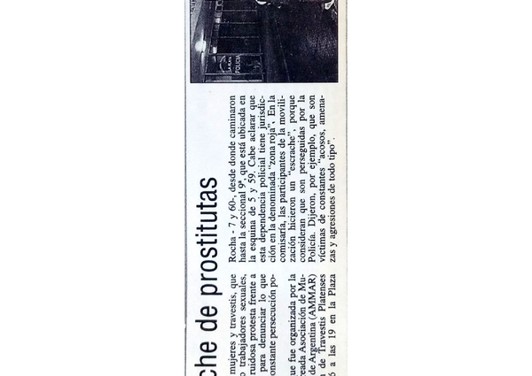 El diario El Día publicó la fotografía de la acción del 18 de agosto de 2001