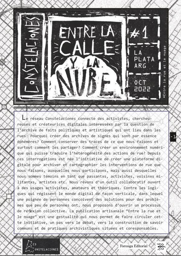 Carátula de "Entre la calle y la nube" #1